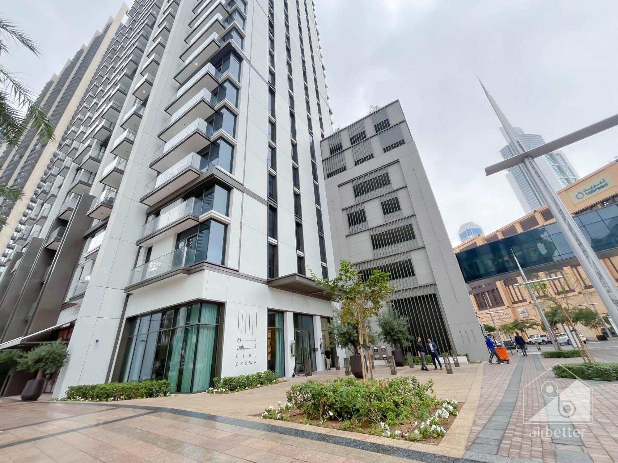 Appartement 2br In Burj Crown L Pool Access & Views